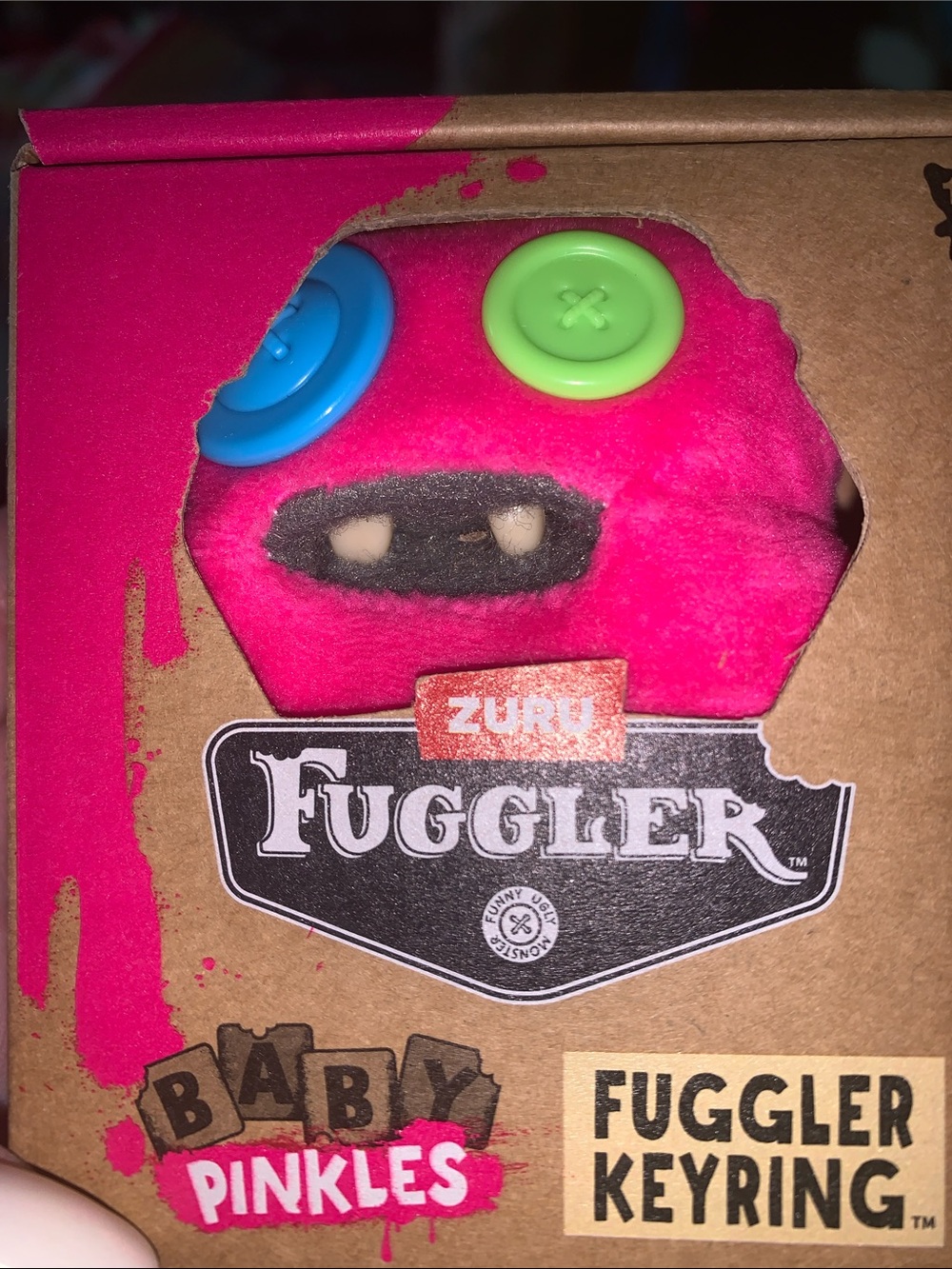 Fuggler Baby Pinkles purse/bag charm Keyring